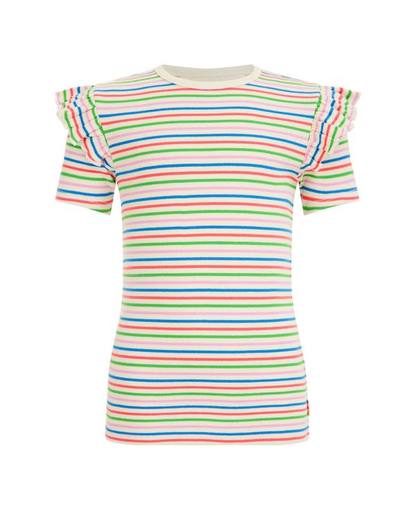 WE Fashion WE Fashion Тениска  пъстро / естествено бяло