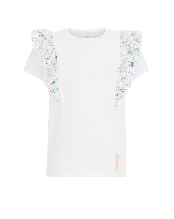 WE Fashion WE Fashion Тениска  синьо / зелено / бледорозово / бяло