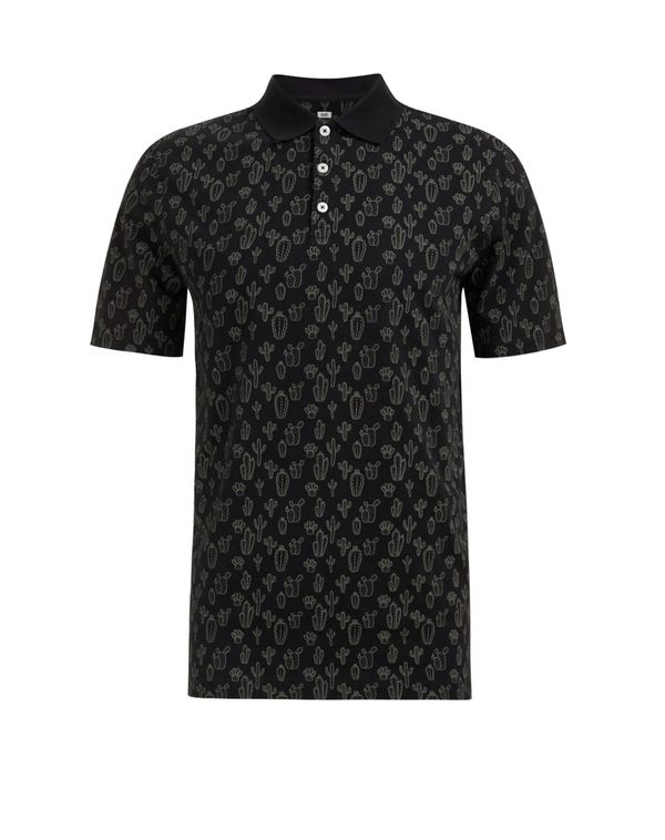 WE Fashion WE Fashion Тениска  сиво / черно