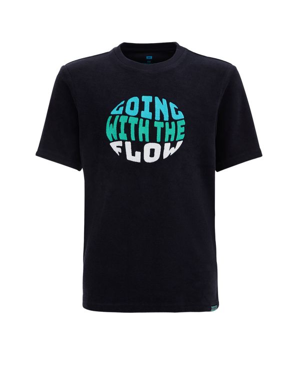 WE Fashion WE Fashion Тениска  тъмносиньо / пъстро