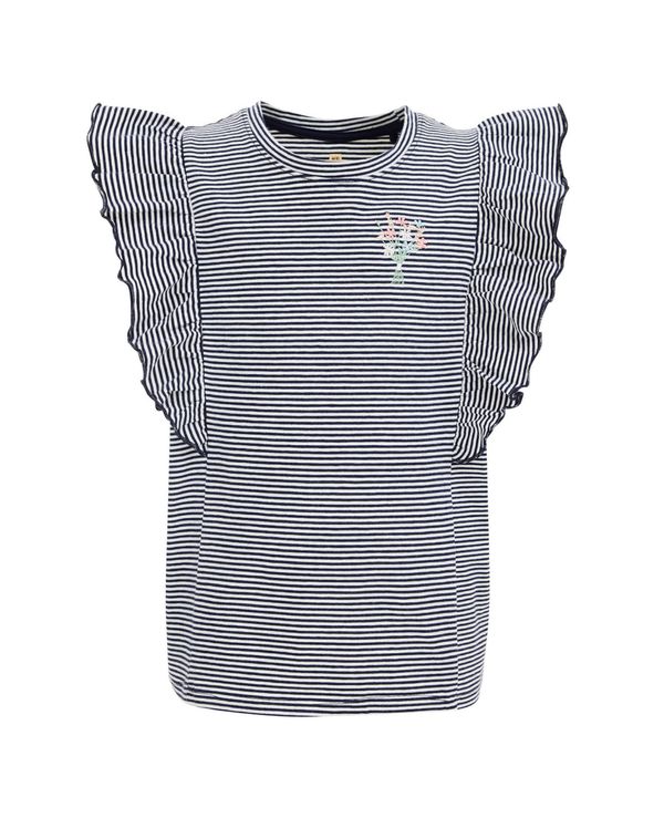 WE Fashion WE Fashion Тениска  тъмносиньо / зелено / бледорозово / бяло