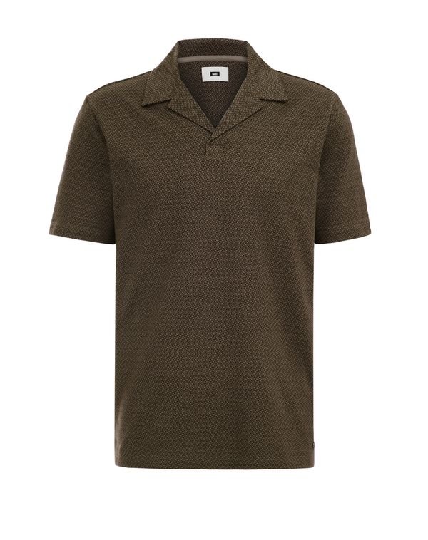 WE Fashion WE Fashion Тениска  зелено / черно