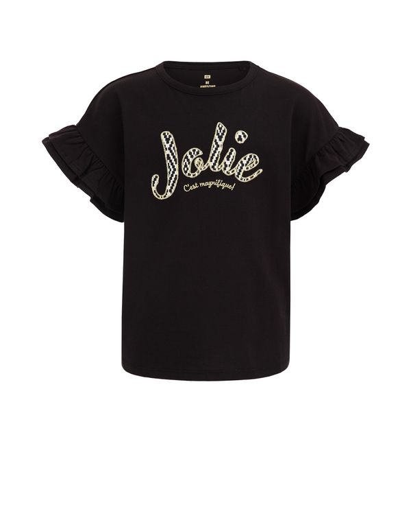 WE Fashion WE Fashion Тениска  жълто / черно