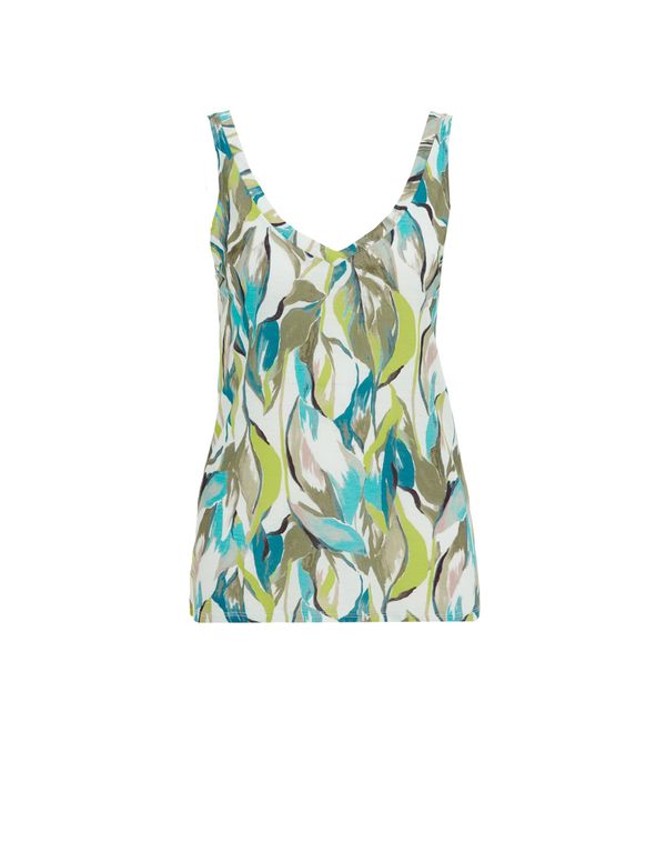 WE Fashion WE Fashion Топ  каки / маслина / ябълка / бяло