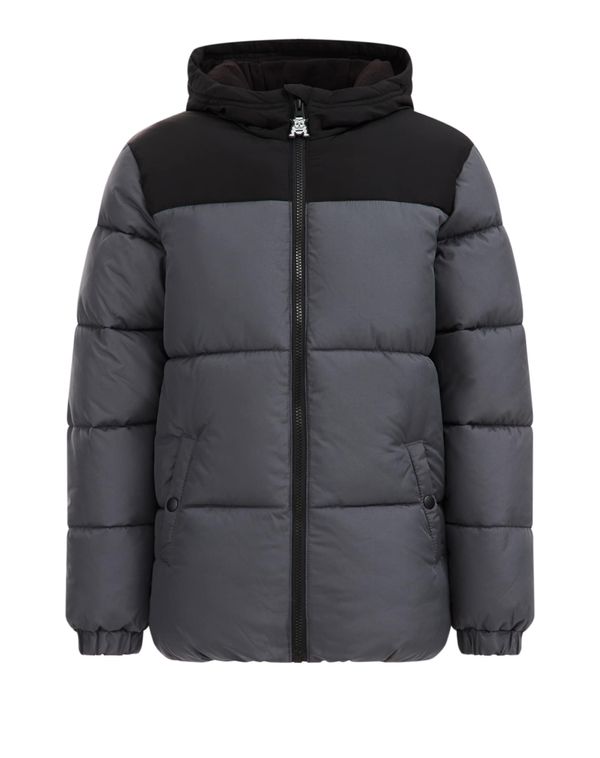 WE Fashion WE Fashion Зимно яке  тъмносиво / черно