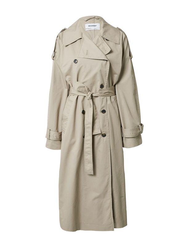 WEEKDAY WEEKDAY Преходно палто 'Zenni'  светлобежово