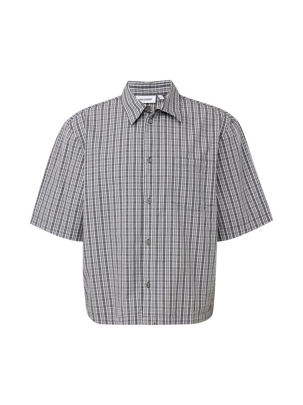 WEEKDAY WEEKDAY Риза 'Tom'  черно / бяло