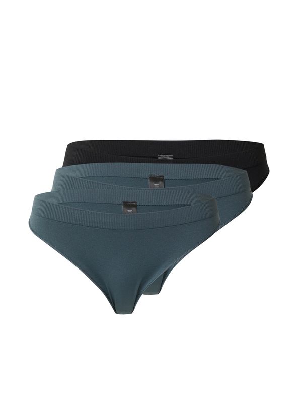 WEEKDAY WEEKDAY Слип  елхово зелено / черно