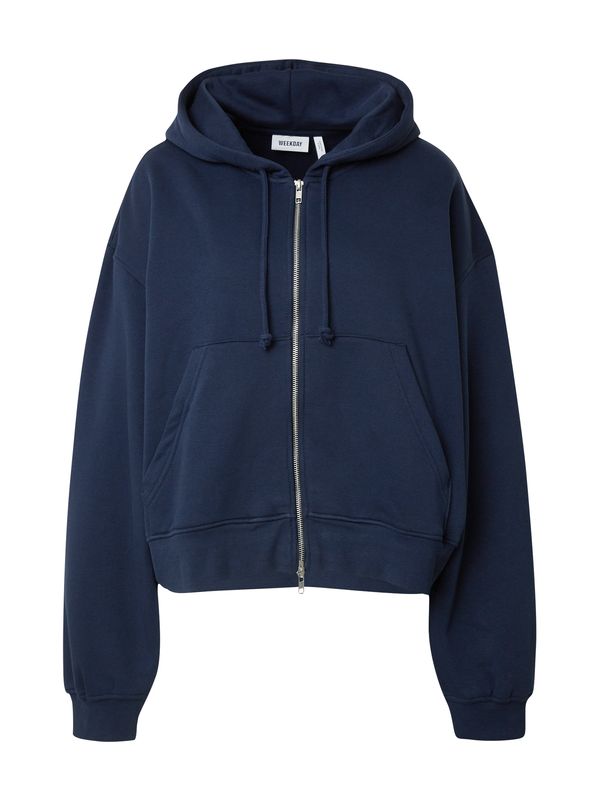 WEEKDAY WEEKDAY Суичъри с качулка 'Boxy'  тъмносиньо