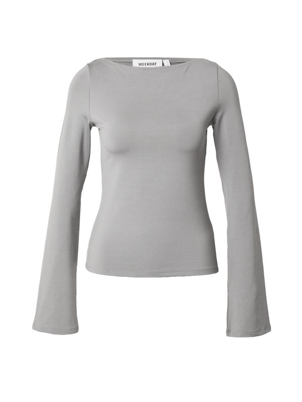 WEEKDAY WEEKDAY Тениска 'Annie'  сиво