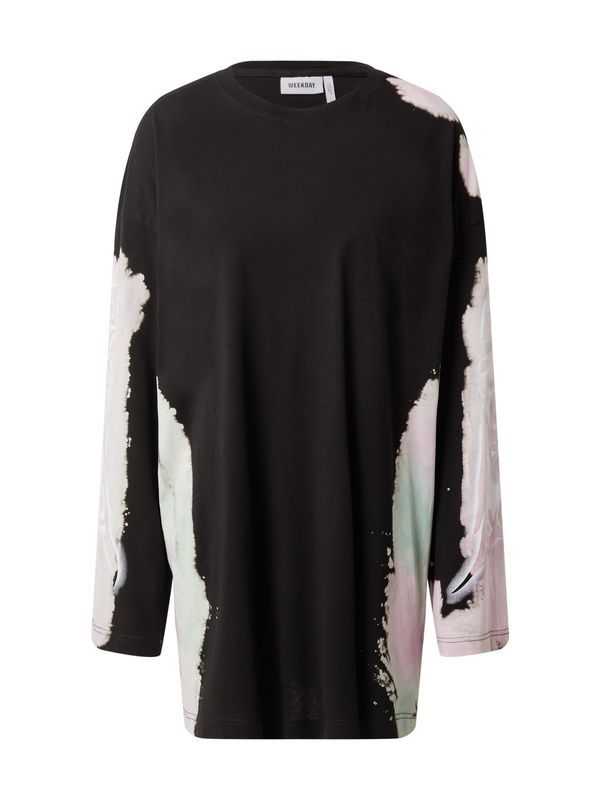 WEEKDAY WEEKDAY Тениска 'Chrystanthe'  жълто / мента / тъмнооранжево / пастелно розово / черно