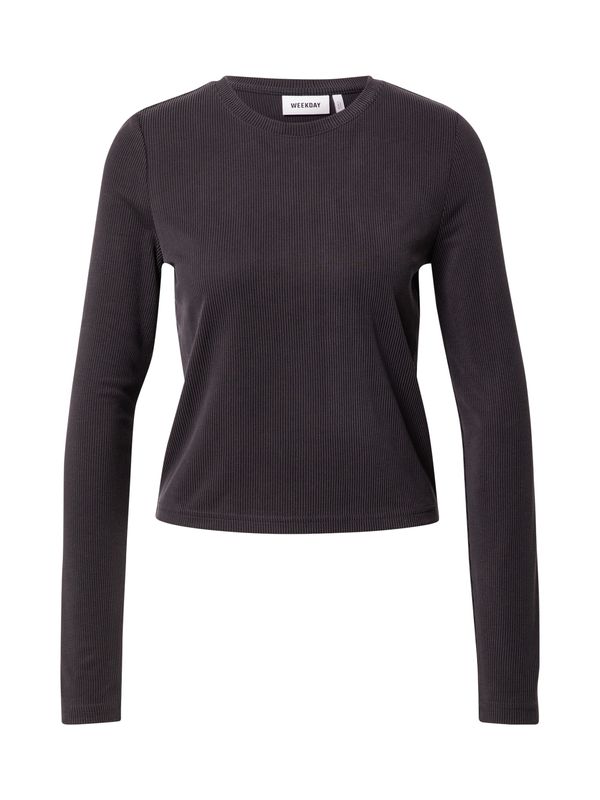 WEEKDAY WEEKDAY Тениска 'Cris'  черно