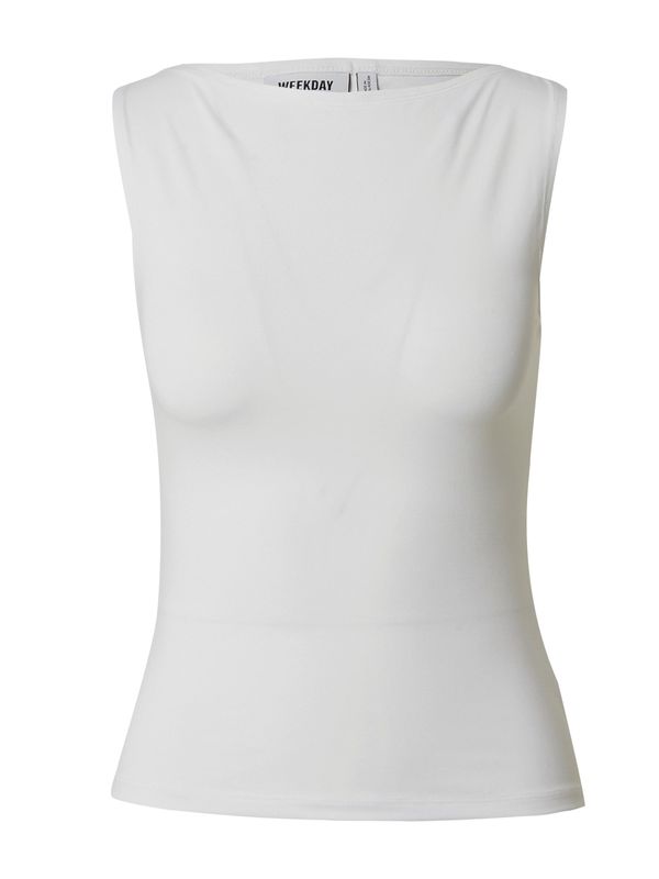 WEEKDAY WEEKDAY Топ 'Annie'  бял памук