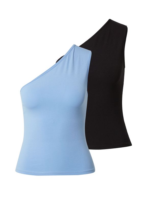 WEEKDAY WEEKDAY Топ 'Cindy'  светлосиньо / черно