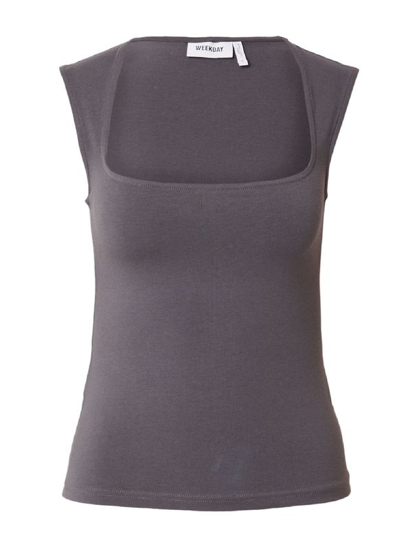 WEEKDAY WEEKDAY Топ 'Esti'  таупе сиво