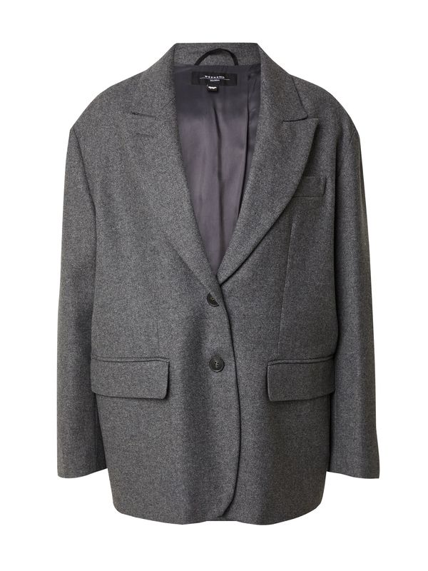 Weekend Max Mara Weekend Max Mara Блейзър 'ADDURRE'  сив меланж