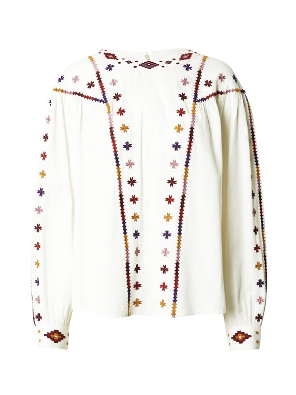 Weekend Max Mara Weekend Max Mara Блуза 'ZAMPA'  слонова кост / нейви синьо / горчица / бордо