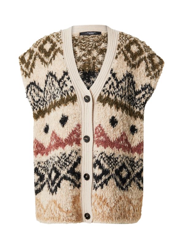 Weekend Max Mara Weekend Max Mara Елек 'GIRO'  бежово / ръждиво кафяво / маслина / черно