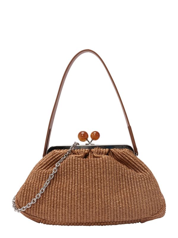 Weekend Max Mara Weekend Max Mara Клъч 'FORTUNA'  кафяво / сребърно