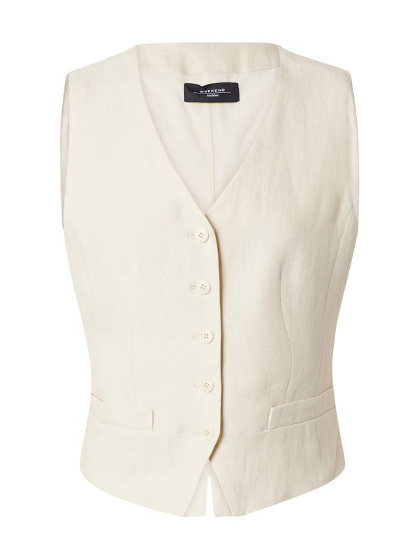 Weekend Max Mara Weekend Max Mara Мъжка елек за костюм 'PACCHE'  кремаво