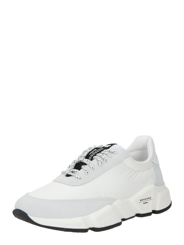 Weekend Max Mara Weekend Max Mara Ниски маратонки 'CIGNOPV'  сиво / бяло