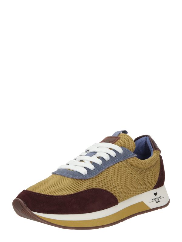 Weekend Max Mara Weekend Max Mara Ниски маратонки 'RARO'  гълъбово синьо / кестеняво кафяво / горчица