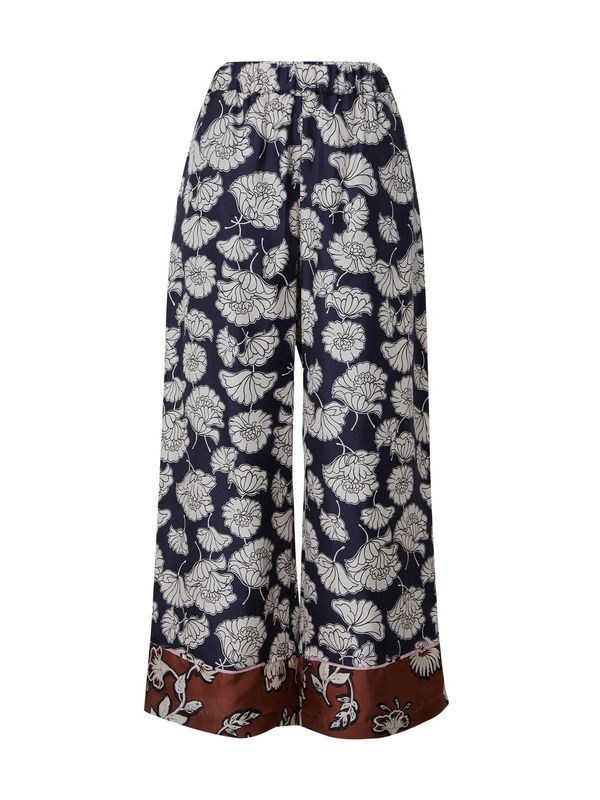 Weekend Max Mara Weekend Max Mara Панталон 'DIVO'  нейви синьо / кафяво / черно / бяло