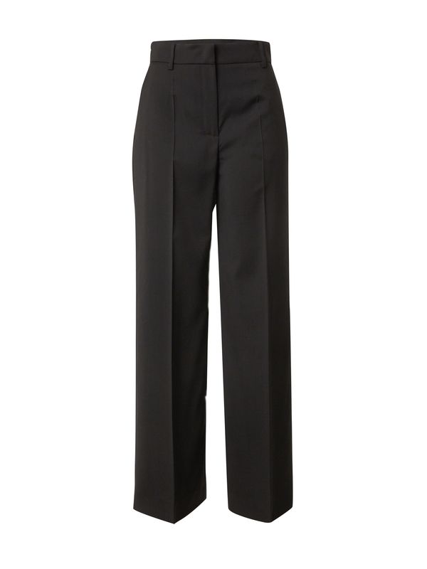 Weekend Max Mara Weekend Max Mara Панталон с ръб 'VISIVO'  черно