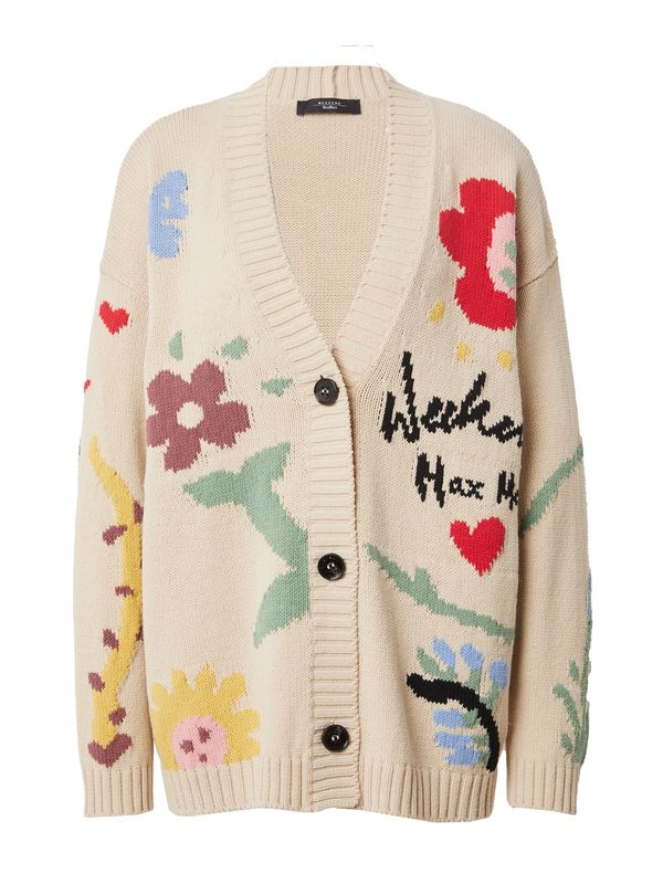 Weekend Max Mara Weekend Max Mara Плетена жилетка 'ESTASI'  бежово / зелено / червено / черно