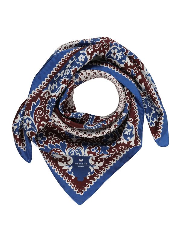 Weekend Max Mara Weekend Max Mara Шал 'MARZIA'  синьо / кафяво / бяло
