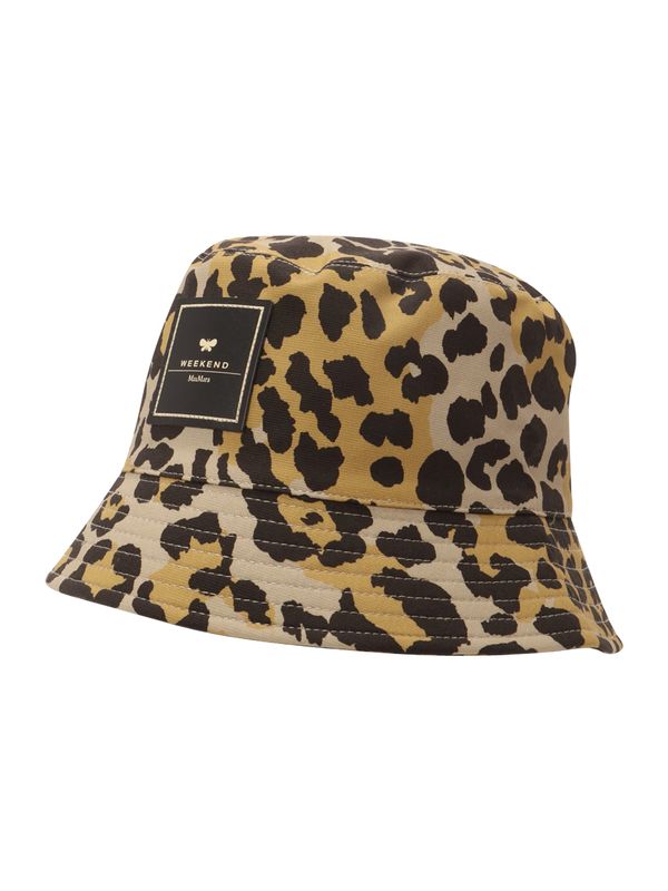 Weekend Max Mara Weekend Max Mara Шапка с периферия 'HIDESIA'  кафяво / светлокафяво / черно