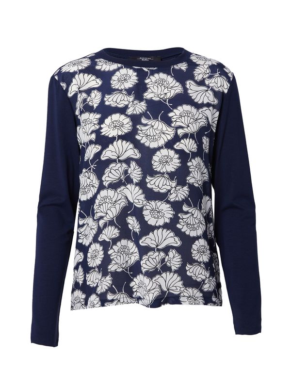 Weekend Max Mara Weekend Max Mara Тениска 'CALAMAI'  нейви синьо / бяло