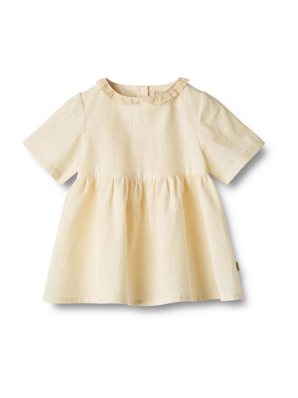 Wheat Wheat Рокля  бял памук