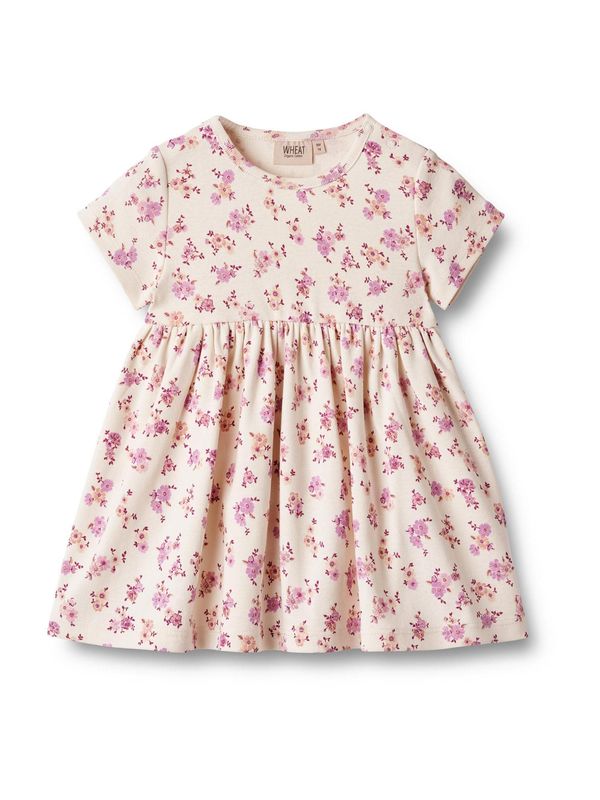 Wheat Wheat Рокля  светлобежово / орхидея / боровинка