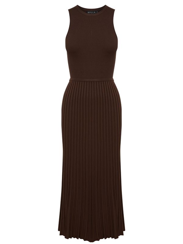 Willa Willa Плетена рокля 'LYRIC'  шоколад