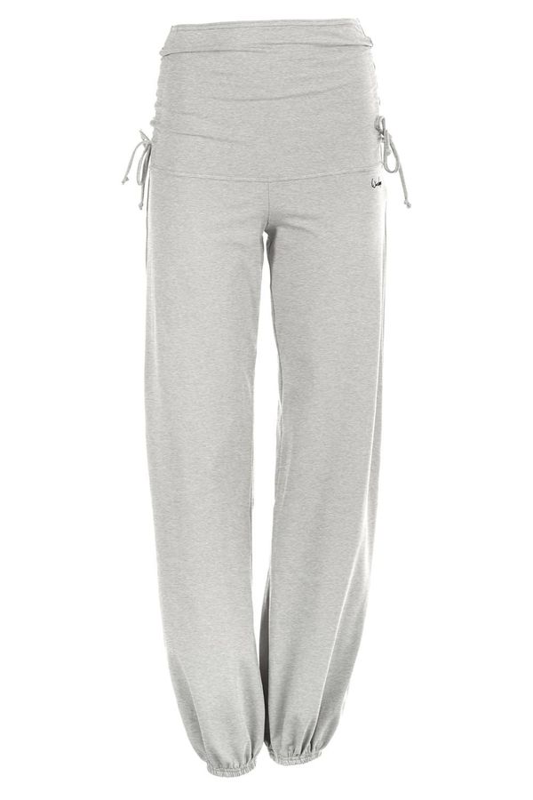 Winshape Winshape Спортен панталон 'WH1'  сив меланж / черно