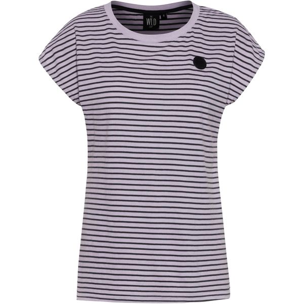 WLD WLD Тениска 'Slow down'  черно / бяло