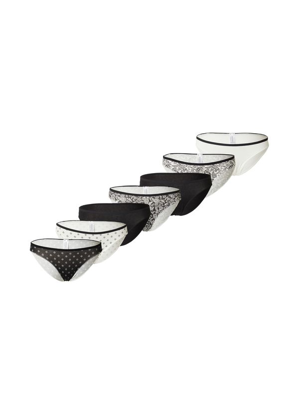 Women' Secret Women' Secret Слип  черно / бяло