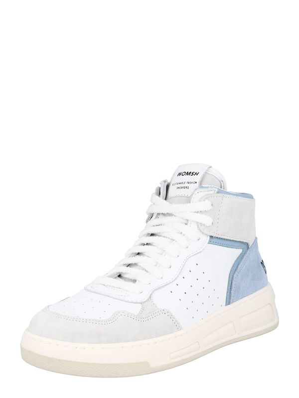 WOMSH WOMSH Високи маратонки 'SUPER'  гълъбово синьо / светлосиво / бяло