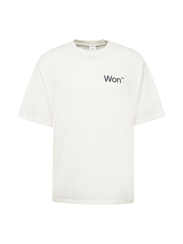 Won Hundred Won Hundred Тениска  черно / бяло