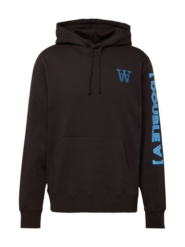 WOOD WOOD WOOD WOOD Суичър  лазурно синьо / опал / черно