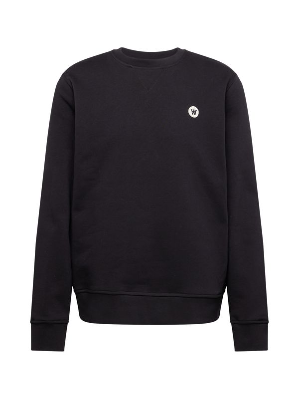 WOOD WOOD WOOD WOOD Суичър 'Tye'  черно / бяло