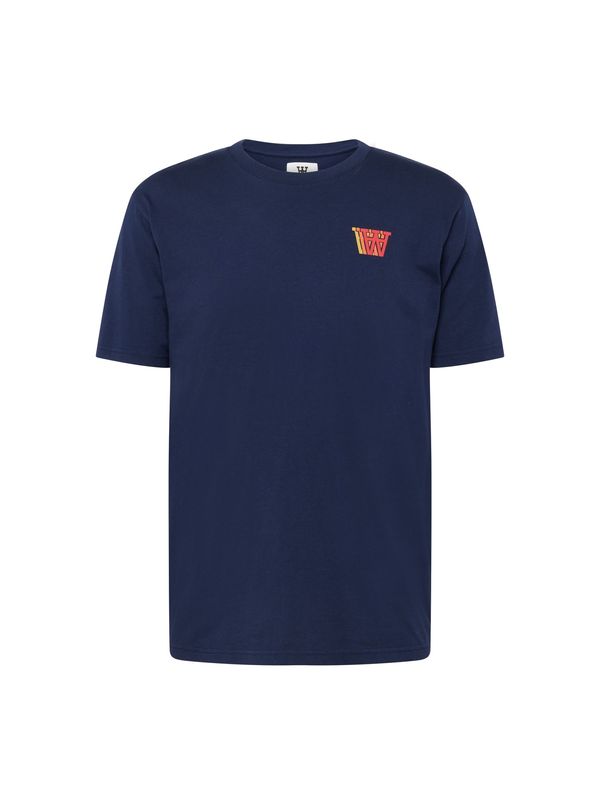 WOOD WOOD WOOD WOOD Тениска 'Ace'  нейви синьо / жълто / оранжево / червено