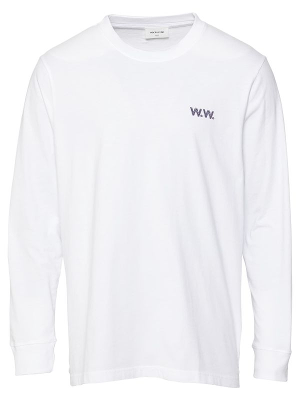 WOOD WOOD WOOD WOOD Тениска 'Mark Jon Pilkington'  синьо / лилав / оранжево / черно / бяло