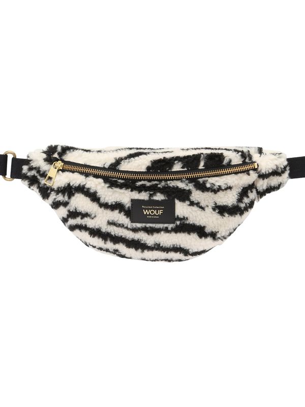 Wouf Wouf Чанта за кръста  злато / черно / бяло