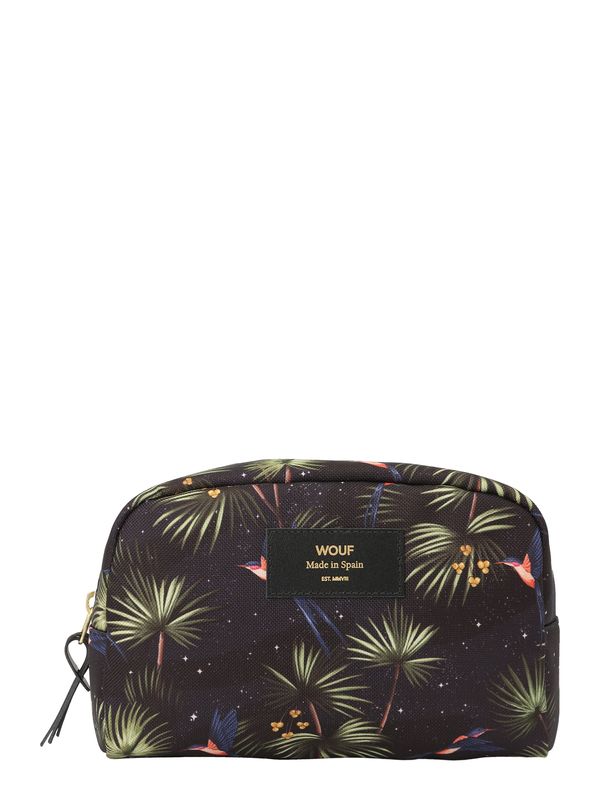 Wouf Wouf Чанта за тоалетни принадлежности  жълто / тъмнозелено