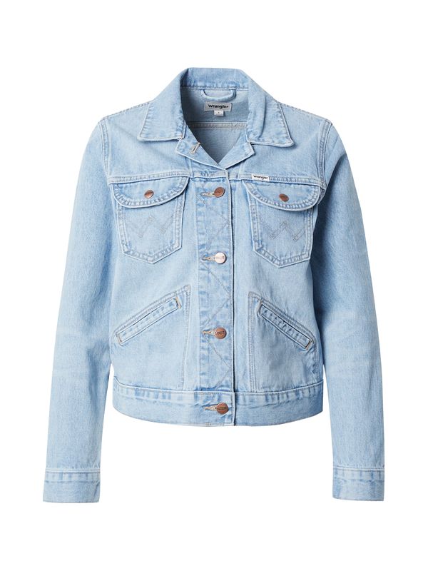 WRANGLER WRANGLER Преходно яке  син деним / черно / мръсно бяло