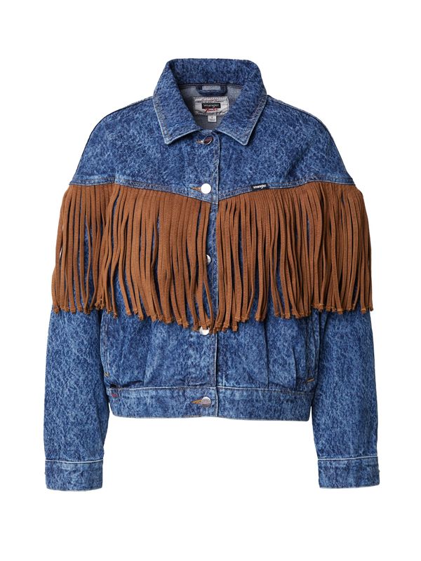 WRANGLER WRANGLER Преходно яке  син деним / кафяво / черно / бяло