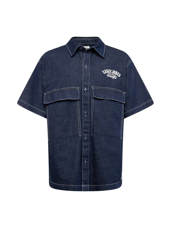 WRANGLER WRANGLER Риза 'CASEY_JONES'  тъмносиньо / бяло