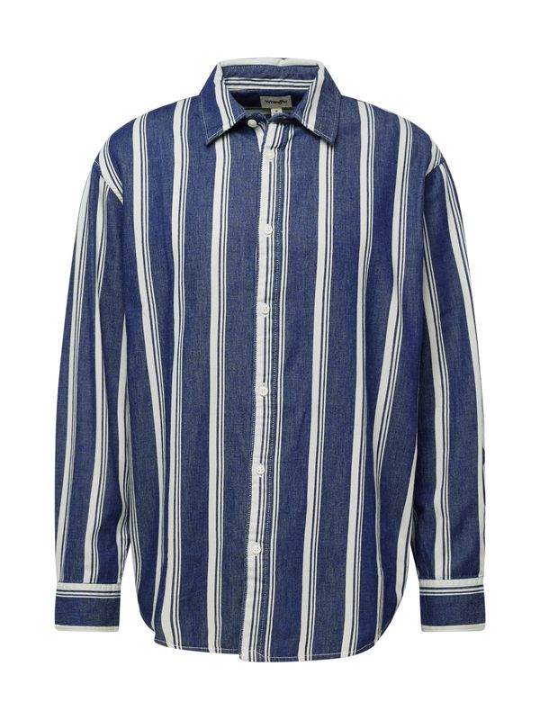 WRANGLER WRANGLER Риза  нейви синьо / бяло